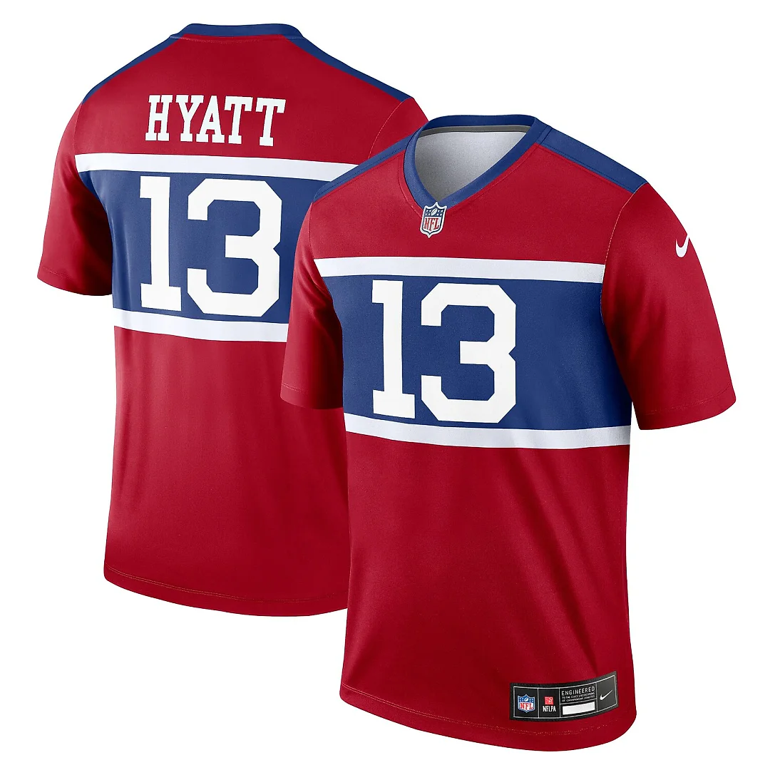 Zennovawear Jalin Hyatt New York Giants Legend Player Performance Top - Red
