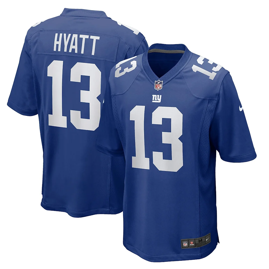Zennovawear Jalin Hyatt New York Giants Team Game Jersey - Royal