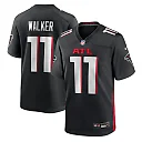 Zennovawear Jalon Walker Atlanta Falcons Team Game Jersey - Black