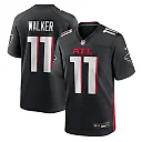 Zennovawear Jalon Walker Atlanta Falcons Team Game Jersey - Black