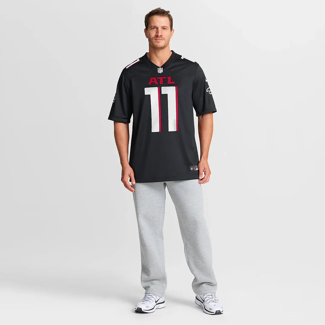 Zennovawear Jalon Walker Atlanta Falcons Team Game Jersey - Black