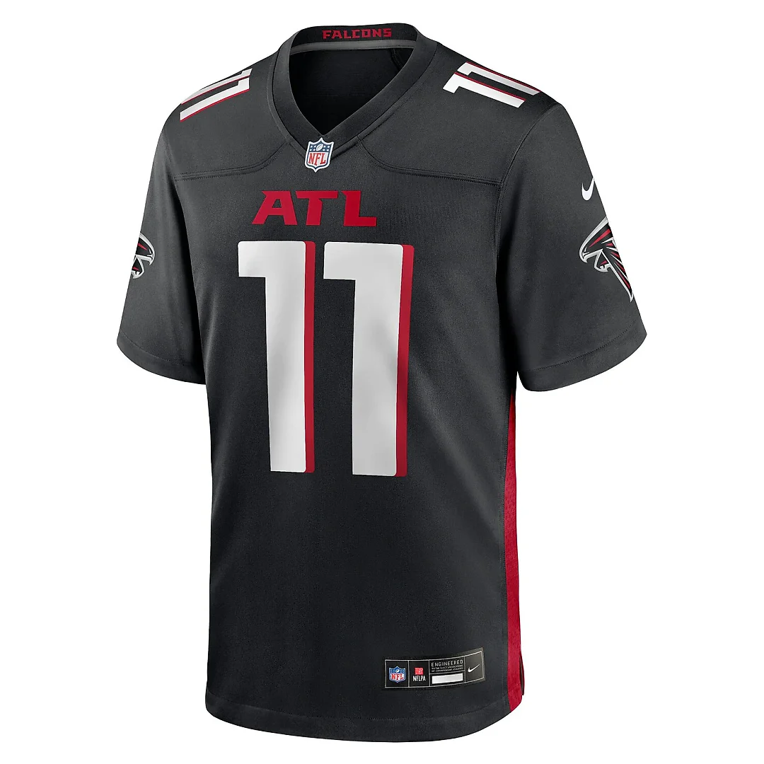 Zennovawear Jalon Walker Atlanta Falcons Team Game Jersey - Black