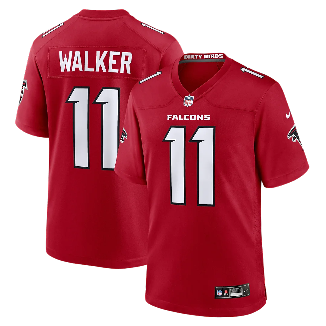 Zennovawear Jalon Walker Atlanta Falcons Game Jersey - Red