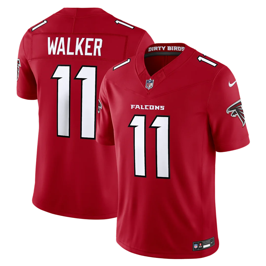 Zennovawear Jalon Walker Atlanta Falcons Team Vapor FUSE. Stitched Limited Jersey - Red