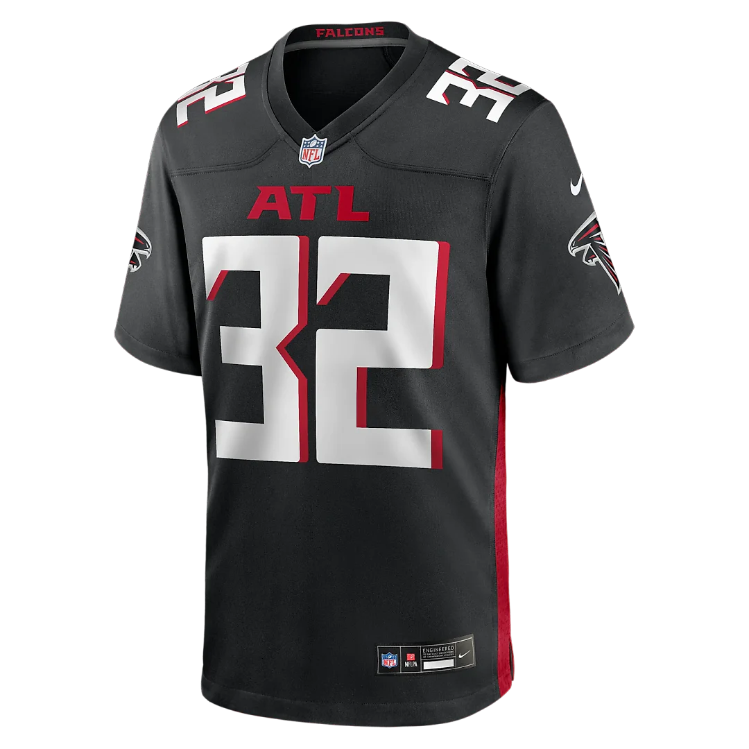 Zennovawear Jamal Anderson Atlanta Falcons Game Retired Player Jersey - Black