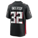 Zennovawear Jamal Anderson Atlanta Falcons Game Retired Player Jersey - Black