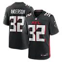 Zennovawear Jamal Anderson Atlanta Falcons Game Retired Player Jersey - Black