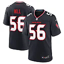 Zennovawear Jamal Hill Houston Texans Team Game Jersey - Navy