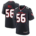 Zennovawear Jamal Hill Houston Texans Team Game Jersey - Navy
