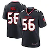 Zennovawear Jamal Hill Houston Texans Team Game Jersey - Navy