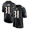 Zennovawear Jamal Lewis Baltimore Ravens Retired Player Alternate Game Jersey - Black