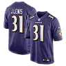 Zennovawear Jamal Lewis Baltimore Ravens Game Retired Player Jersey - Purple