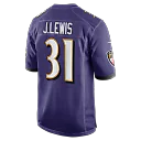 Zennovawear Jamal Lewis Baltimore Ravens Game Retired Player Jersey - Purple