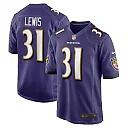 Zennovawear Jamal Lewis Baltimore Ravens Retired Player Game Jersey - Purple