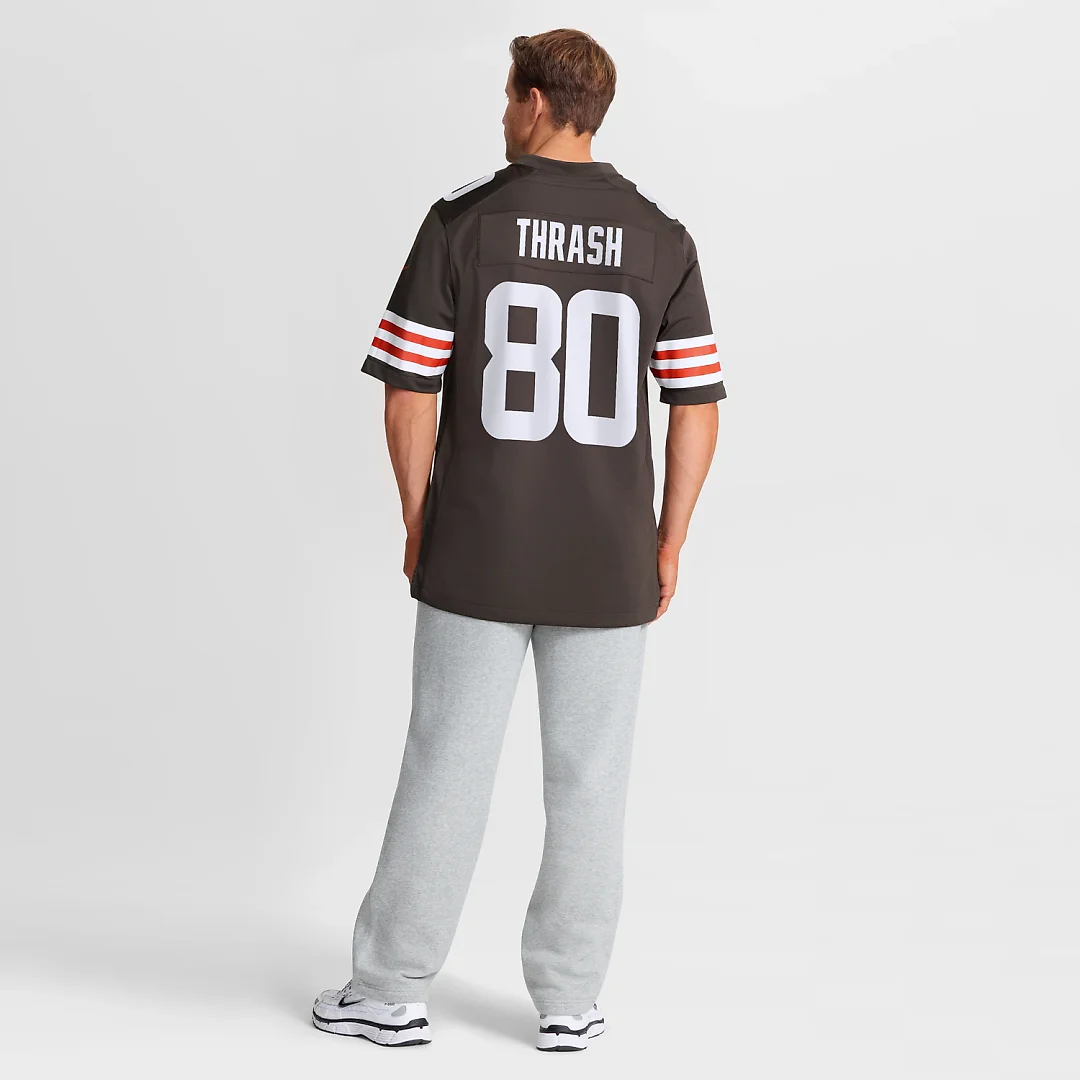 Zennovawear Jamari Thrash Cleveland Browns Team Game Jersey - Brown