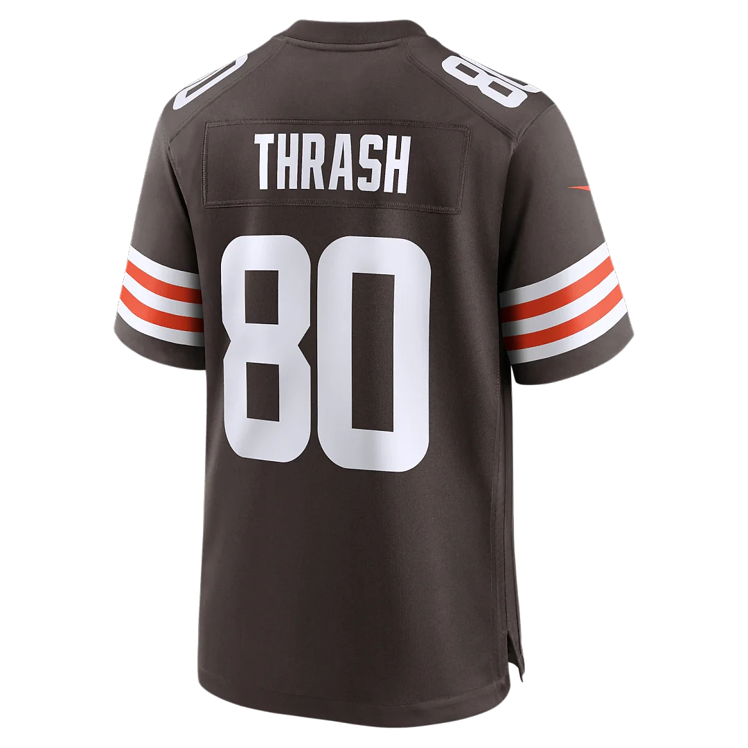 Zennovawear Jamari Thrash Cleveland Browns Team Game Jersey - Brown