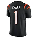 Zennovawear Ja'Marr Chase Cincinnati Bengals Vapor FUSE. Limited Jersey - Black