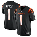 Zennovawear Ja'Marr Chase Cincinnati Bengals Vapor Untouchable Limited Jersey - Black