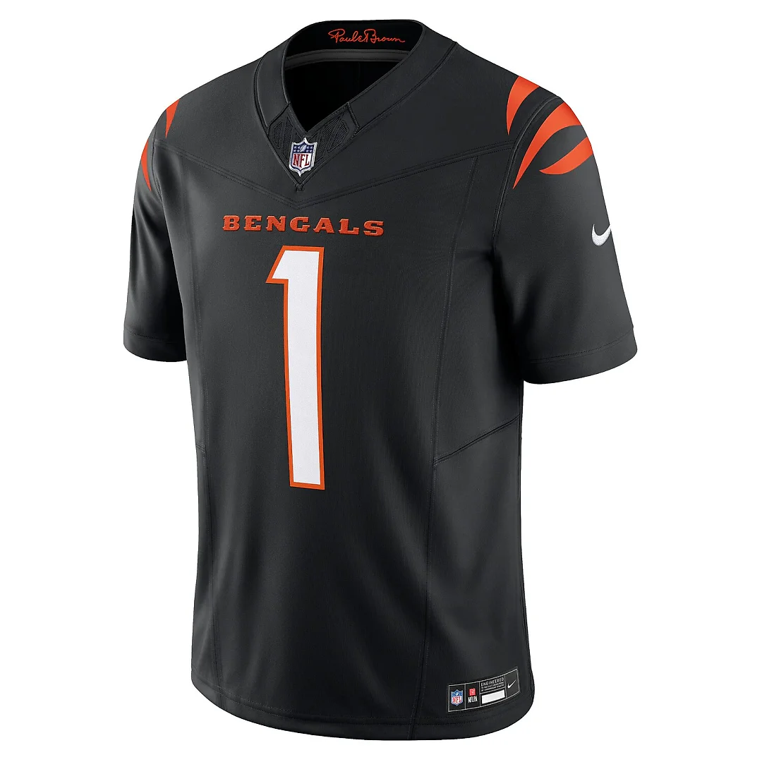 Zennovawear Ja'Marr Chase Cincinnati Bengals Vapor FUSE. Limited Jersey - Black