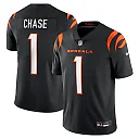 Zennovawear Ja'Marr Chase Cincinnati Bengals Vapor Untouchable Limited Jersey - Black
