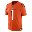 Zennovawear Ja'Marr Chase Cincinnati Bengals Vapor FUSE. Limited Jersey - Orange