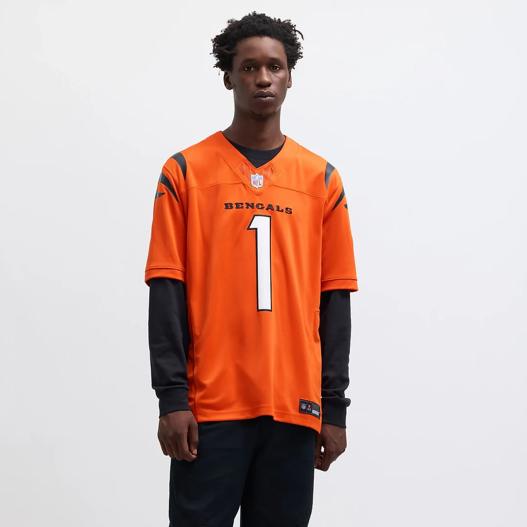 Zennovawear Ja'Marr Chase Cincinnati Bengals Vapor FUSE. Limited Jersey - Orange