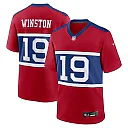 Zennovawear Jameis Winston New York Giants Alternate Game Jersey - Century Red