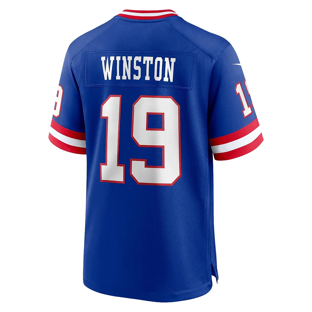 Zennovawear Jameis Winston New York Giants Alternate 2 Game Jersey - Royal