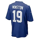 Zennovawear Jameis Winston New York Giants Team Game Jersey - Royal