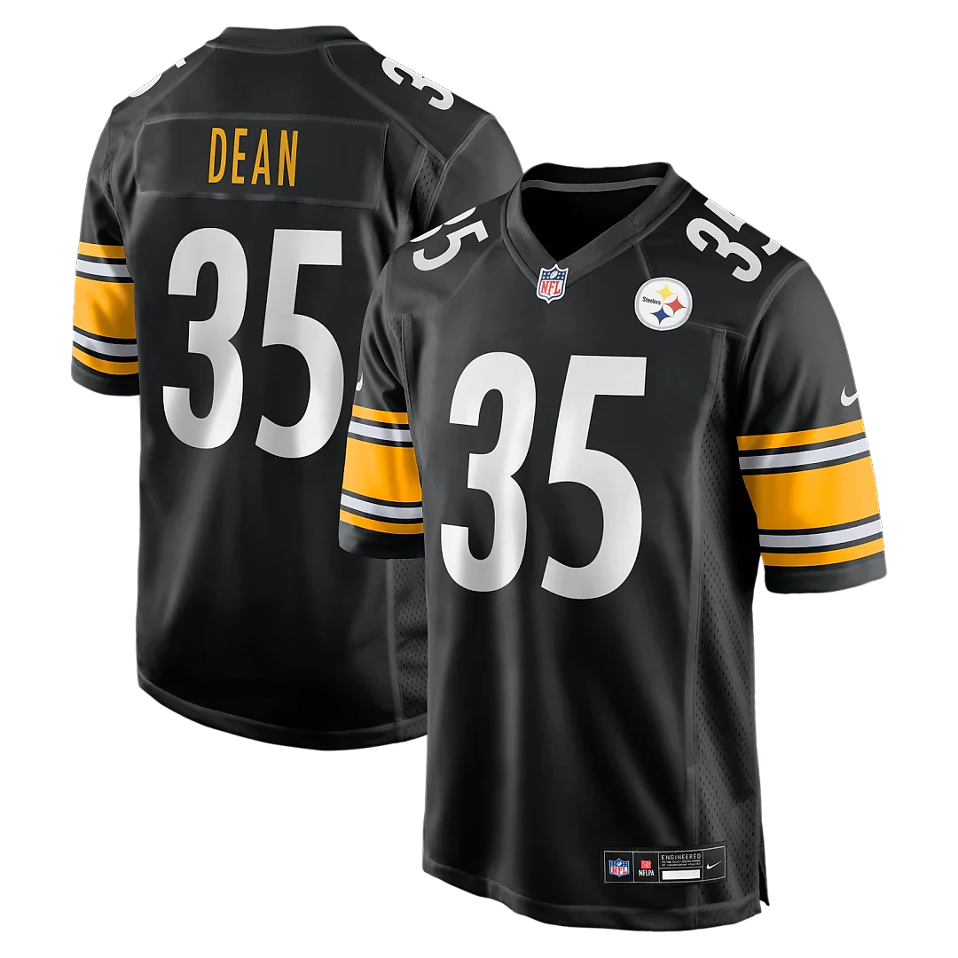 Zennovawear Jamel Dean Pittsburgh Steelers Team Game Jersey - Black