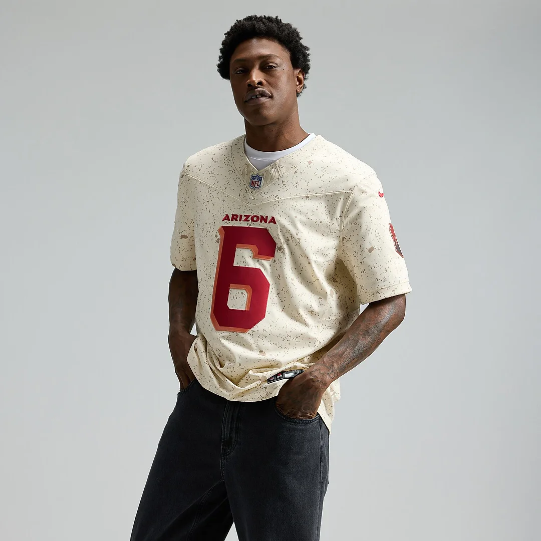 Zennovawear James Conner Arizona Cardinals 2025 Rivalries Collection Stitched Limited Jersey - Natural