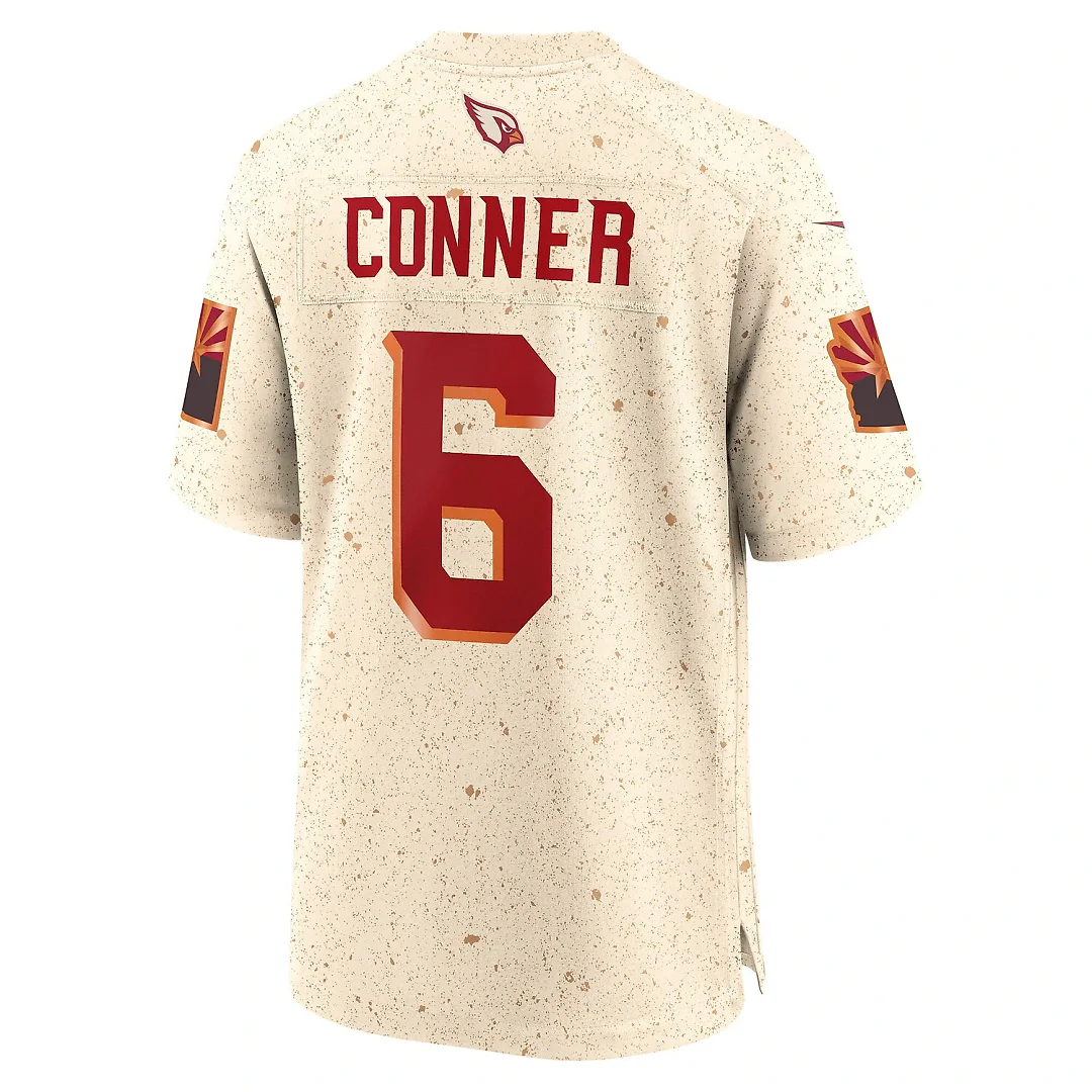 Zennovawear James Conner Arizona Cardinals 2025 Rivalries Collection Game Jersey - Natural