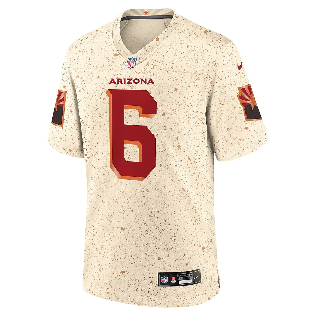 Zennovawear James Conner Arizona Cardinals 2025 Rivalries Collection Game Jersey - Natural