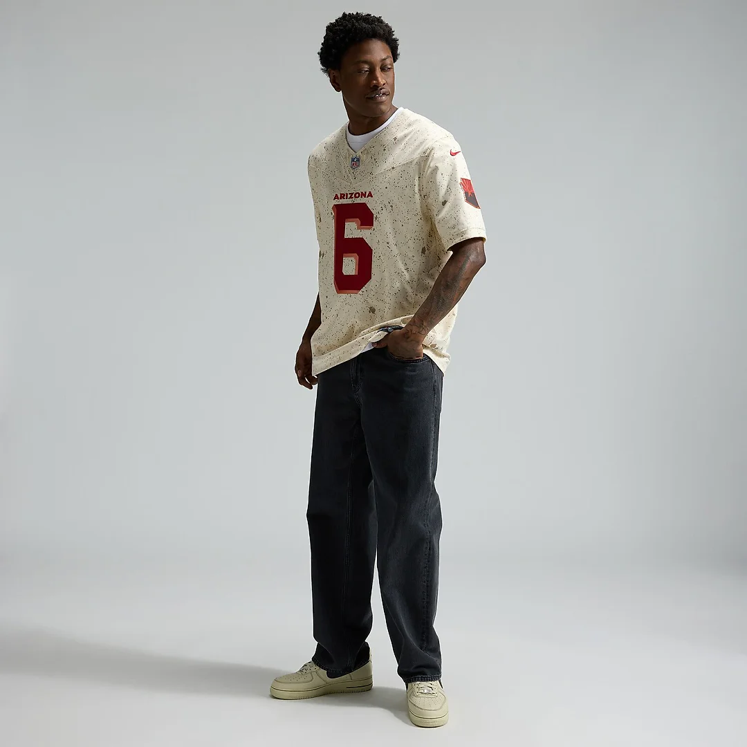 Zennovawear James Conner Arizona Cardinals 2025 Rivalries Collection Stitched Limited Jersey - Natural