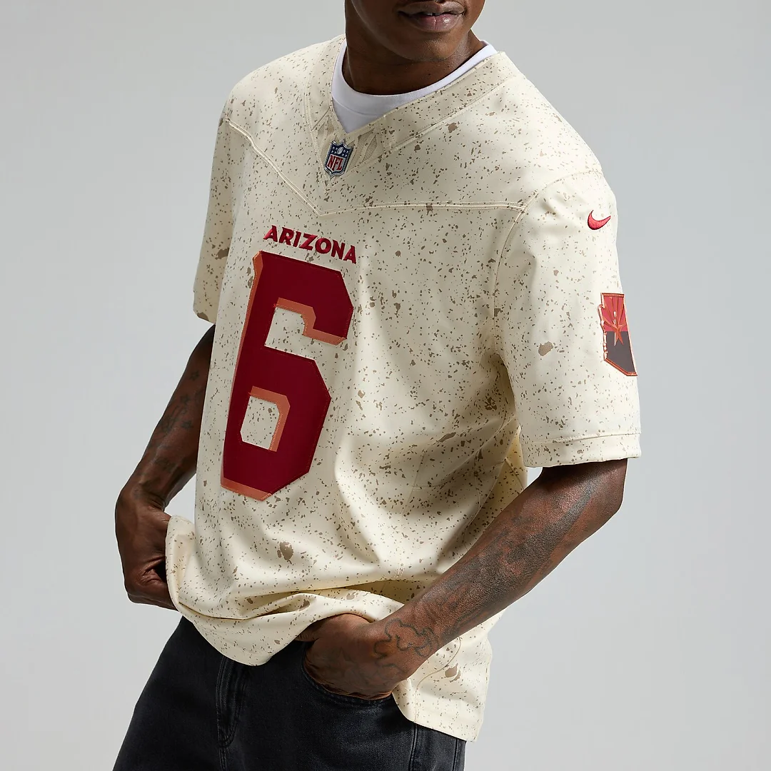 Zennovawear James Conner Arizona Cardinals 2025 Rivalries Collection Stitched Limited Jersey - Natural