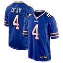 Zennovawear James Cook III Buffalo Bills Team Game Jersey - Royal