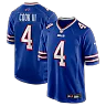 Zennovawear James Cook III Buffalo Bills Team Game Jersey - Royal