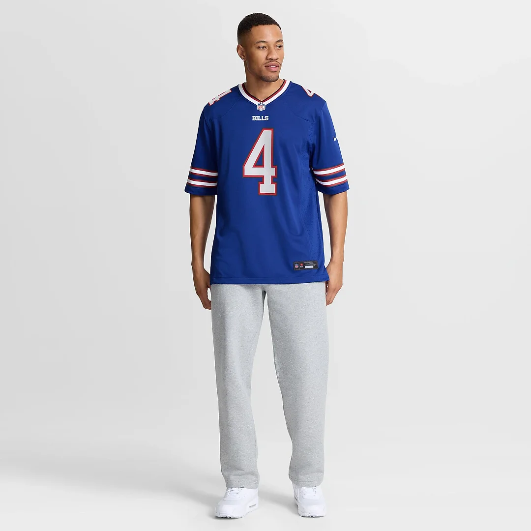 Zennovawear James Cook III Buffalo Bills Team Game Jersey - Royal