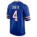 Zennovawear James Cook III Buffalo Bills Team Game Jersey - Royal