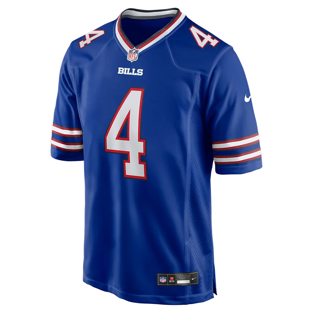 Zennovawear James Cook III Buffalo Bills Team Game Jersey - Royal