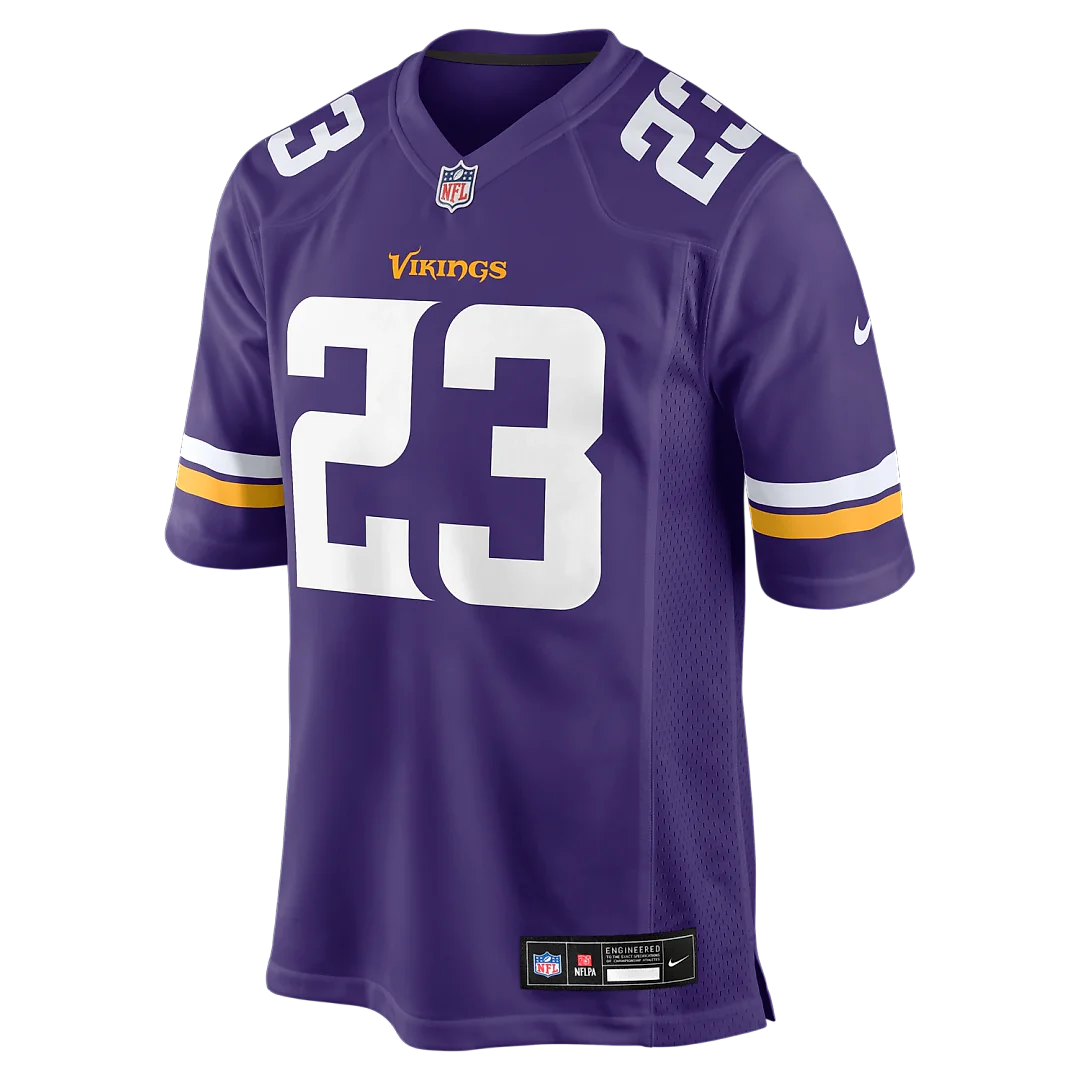 Zennovawear James Pierre Minnesota Vikings Team Game Jersey - Purple