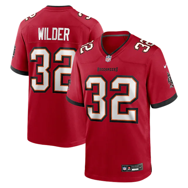 Zennovawear James Wilder Tampa Bay Buccaneers Game Retired Player Jersey - Red