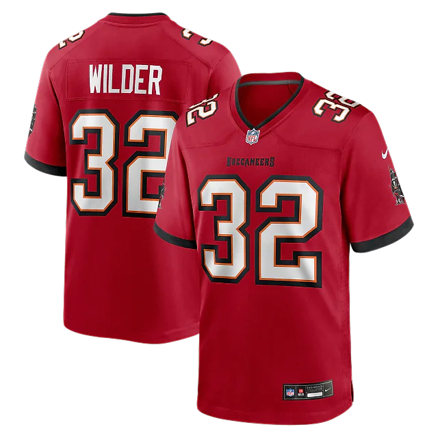 Zennovawear James Wilder Tampa Bay Buccaneers Game Retired Player Jersey - Red