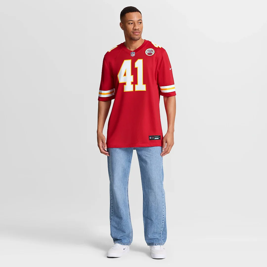 Zennovawear James Winchester Kansas City Chiefs Game Jersey - Red