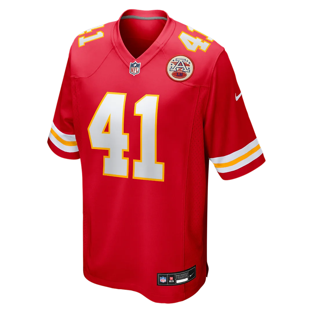 Zennovawear James Winchester Kansas City Chiefs Game Jersey - Red
