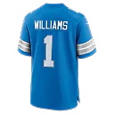Zennovawear Jameson Williams Detroit Lions Game Player Jersey - Blue