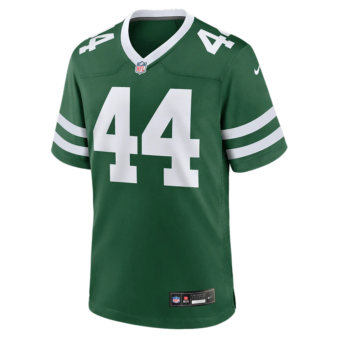 Zennovawear Jamien Sherwood New York Jets Team Game Jersey - Legacy Green