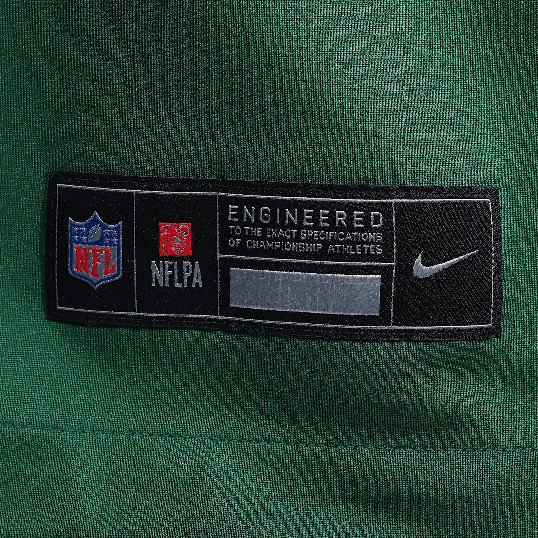 Zennovawear Jamien Sherwood New York Jets Team Game Jersey - Legacy Green
