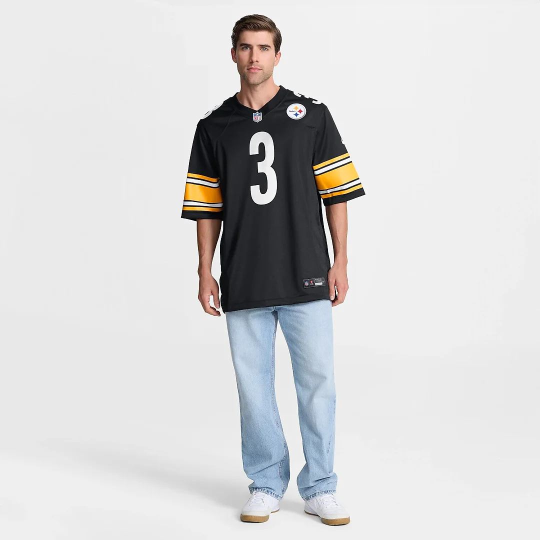 Zennovawear Jaquan Brisker Pittsburgh Steelers Team Game Jersey - Black
