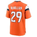 Zennovawear Ja'Quan McMillian Denver Broncos Team Game Jersey - Orange